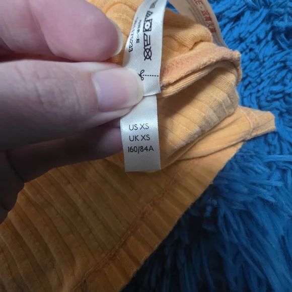 Free People Blissed Out Ribbed Henley Oversized Size XS - Picture 10 of 11